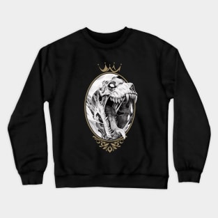 Unleash The Beast | Vintage Demonic Wolf Skull | Fantasy Dark Art Crewneck Sweatshirt